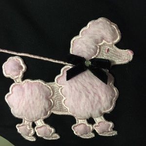 Bonnie Jean Poodle Skirt Dress Pink and Black Size 6 50’s Halloween Costume